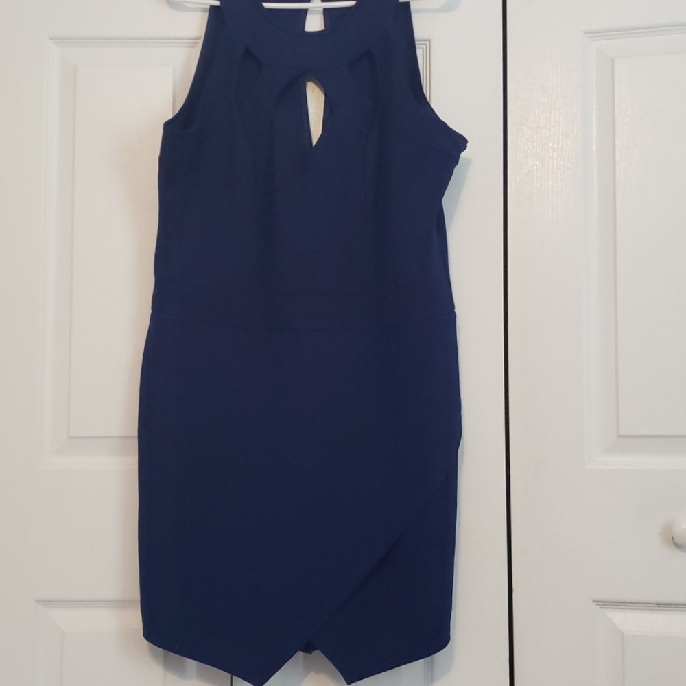 Blue envelope romper size 16